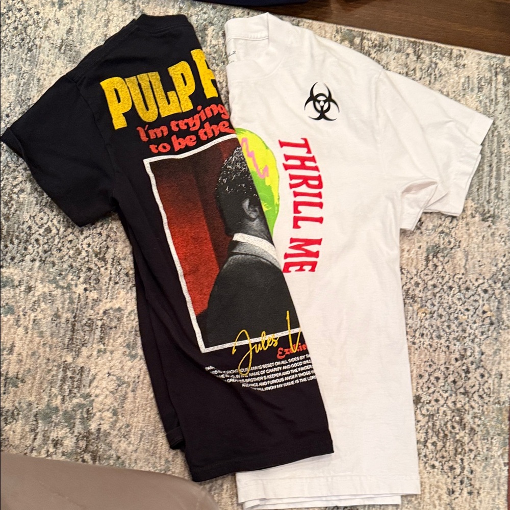 Ripple Junction Black and White Graphic Tees